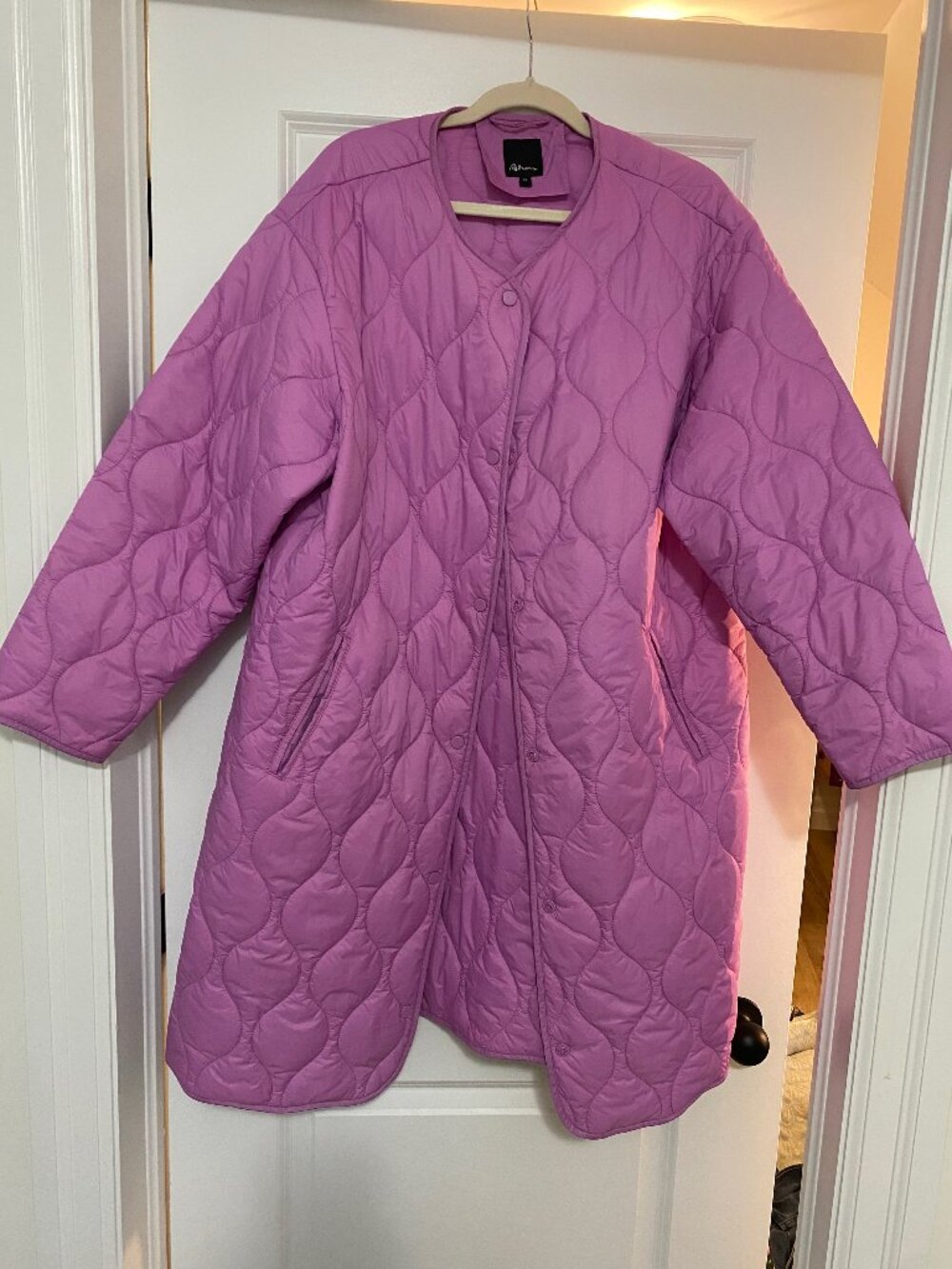 Lilac Quilted Coat 2x